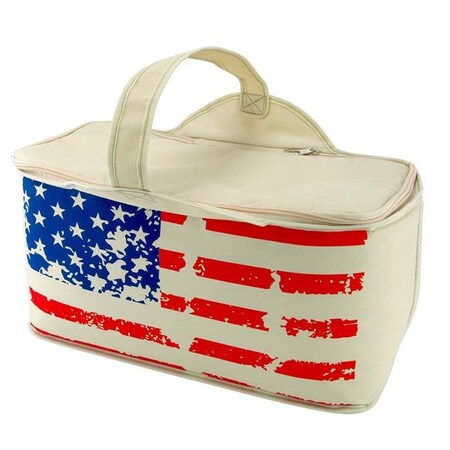 Trailworthy TrailWorthy 290-PPCB Patriotic Stars & Stripes Leak Proof Cooler Bag - Multicolor 290-PPCB